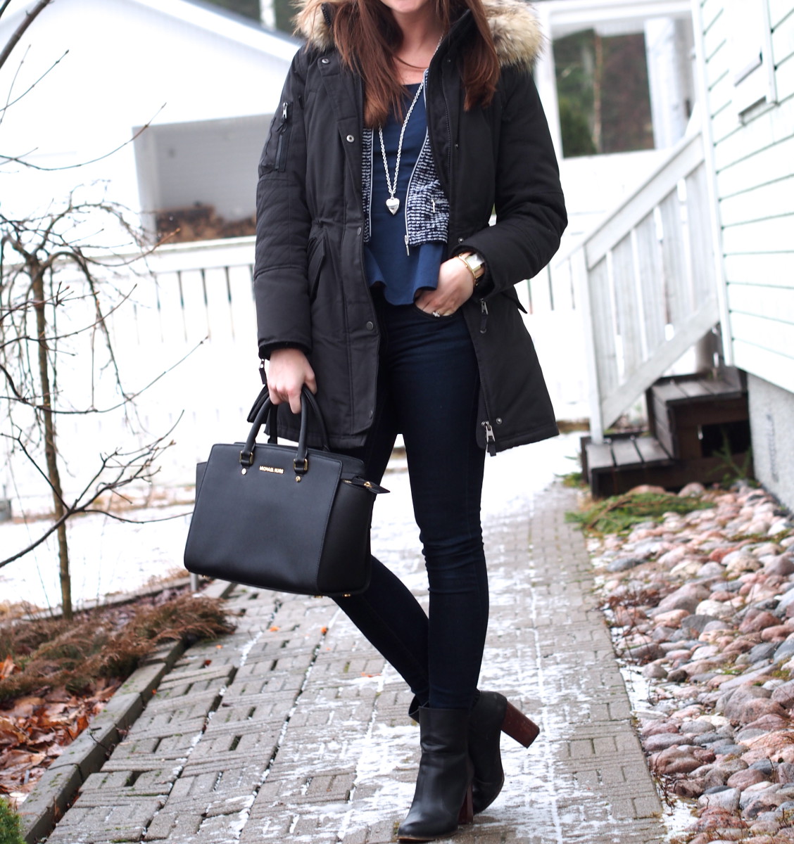 päivän asu, todays outfit, outfit, todays, look, style, lookbook, michael kors bag, 